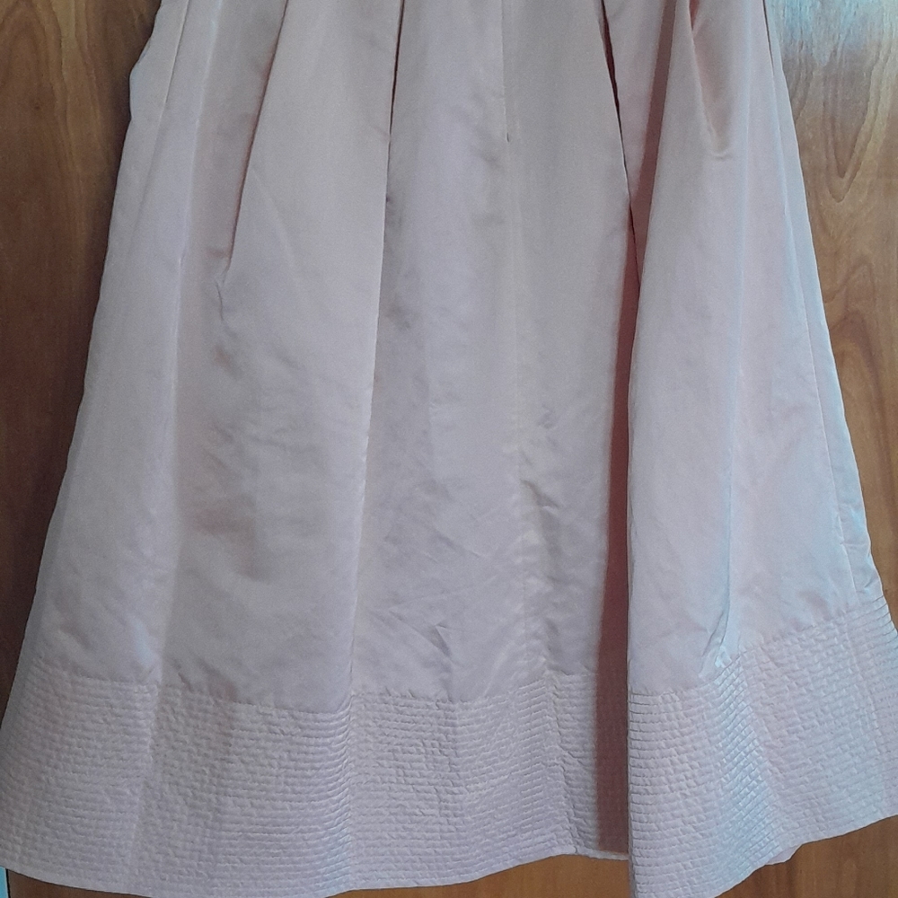 NWT Banana Republic Pleated Taffeta A-Line Balloon Midi Skirt Full Pink Size 2
